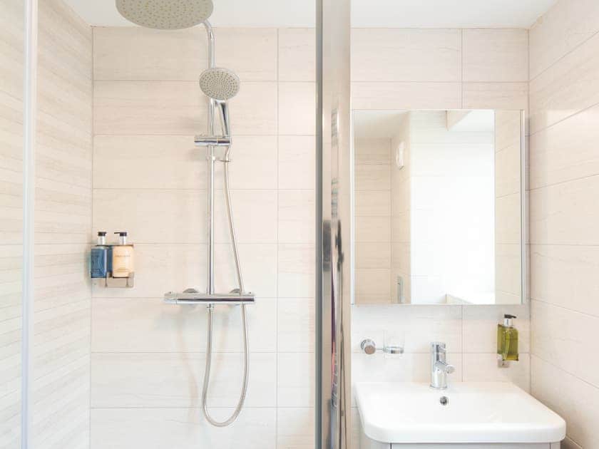 En-suite | Riversmouth - Gwbert Holiday Cottages, Gwbert, near Cardigan