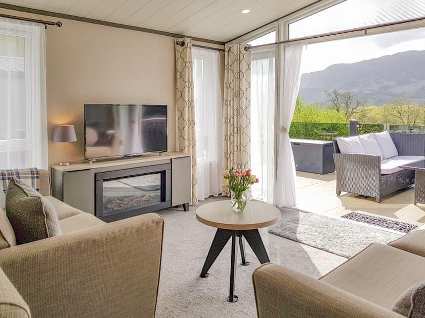 Living area | Ben Vorlich Lodge, St Fillans