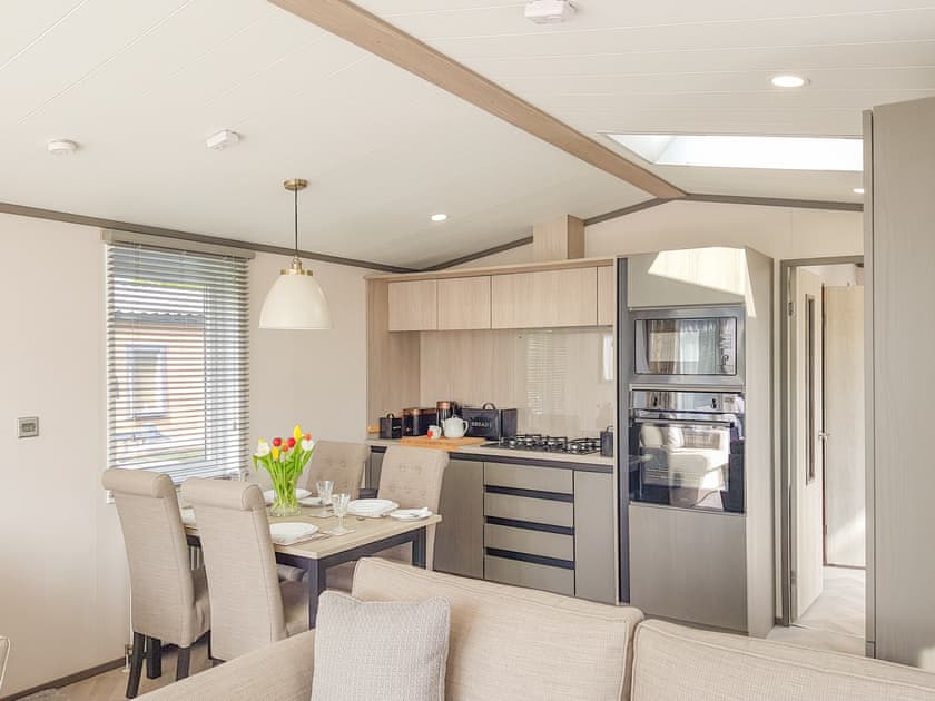 Open plan living space | Ben Vorlich Lodge, St Fillans