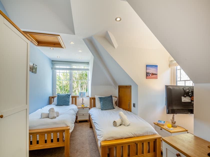 Twin bedroom | Rockcliffe, Aberdovey