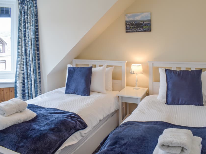 Twin bedroom | Corner Cottage, Girvan