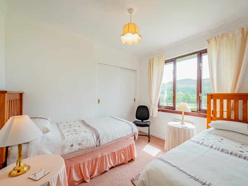 Twin bedroom | Glenview, Appin, near Oban