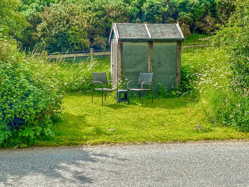 Sitting-out-area | Alma Cottage, Borgue, near Kirkcudbright