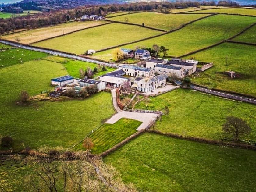 Aerial view  | Corner Cottage - Brackenthwaite Holidays, Arnside and Silverdale