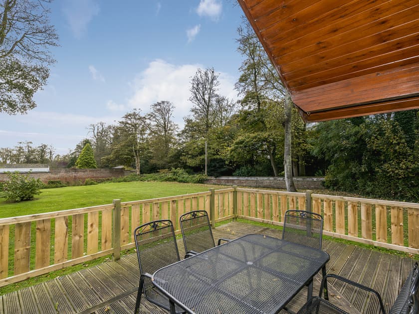 Sitting-out area and furniture | The Gallery, Sewerby, near Bridlington