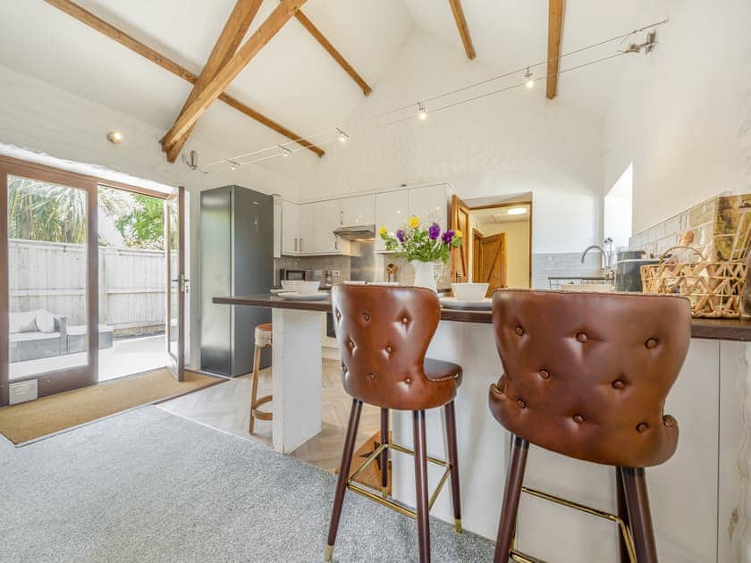 Kitchen/diner | Hunters Lodge - Mellaston Cottages, Hundleton, near Pembroke