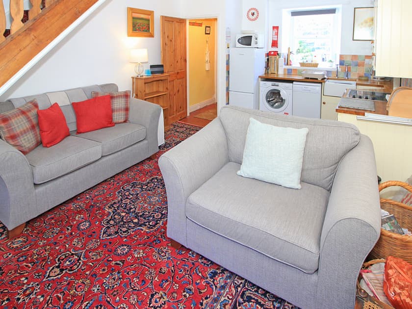 Living area | Riverbank Cottage, Beddgelert