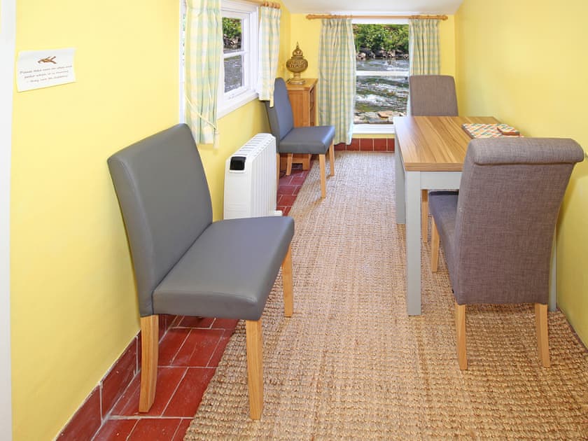 Dining Area | Riverbank Cottage, Beddgelert