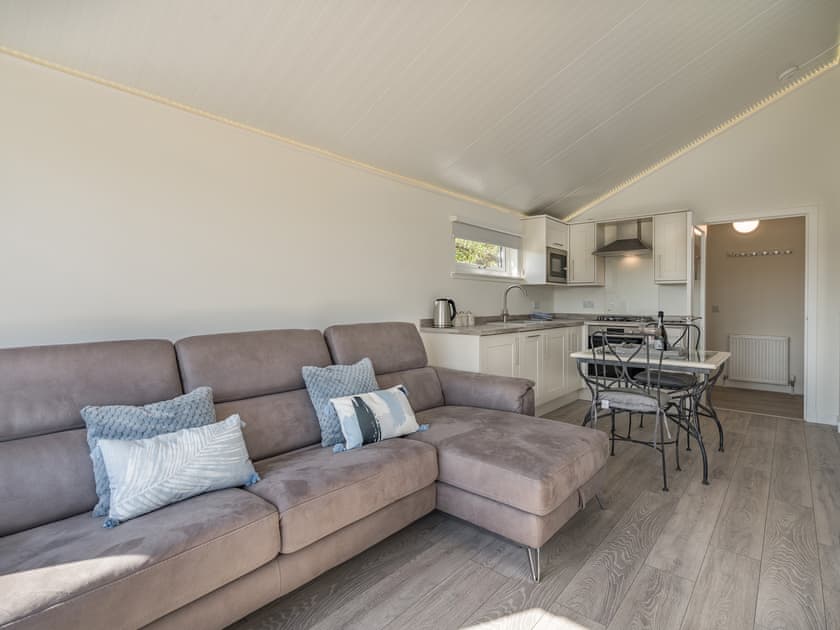 Open plan living space | The Nuthatch - The Tranquil Orchard, Brocklehirst, near Dumfries