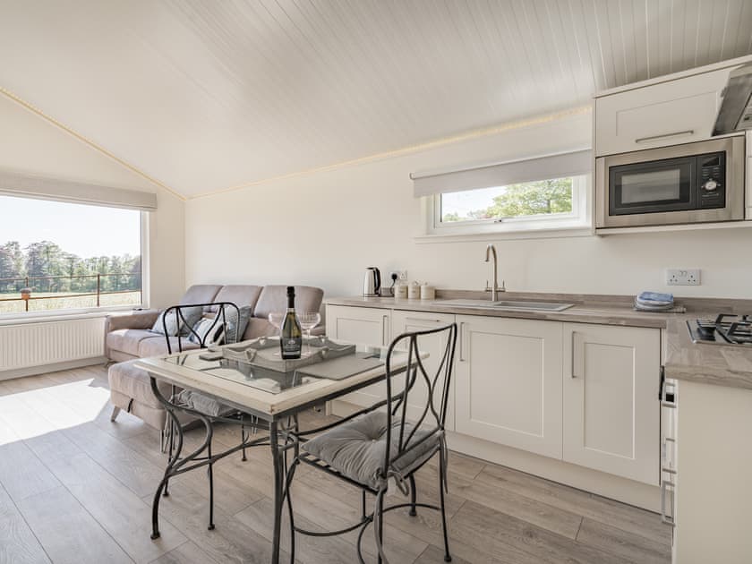 Kitchen/diner | The Nuthatch - The Tranquil Orchard, Brocklehirst, near Dumfries