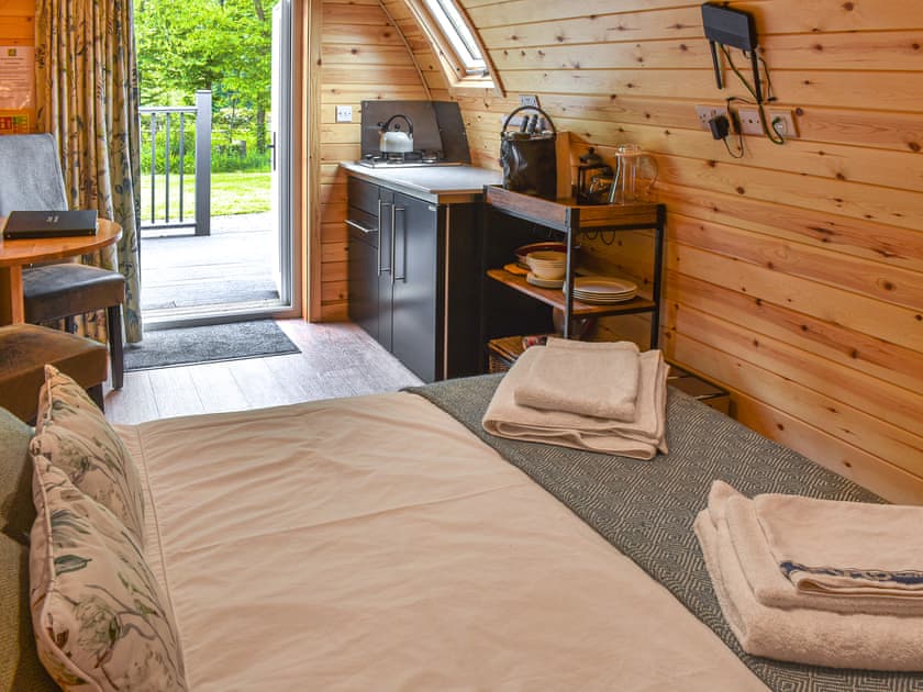 Open plan living space | Willow - Scallow Glamping , East Hoathly, near Lewes