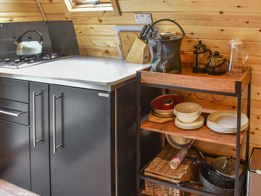 Open plan living space | Willow - Scallow Glamping , East Hoathly, near Lewes