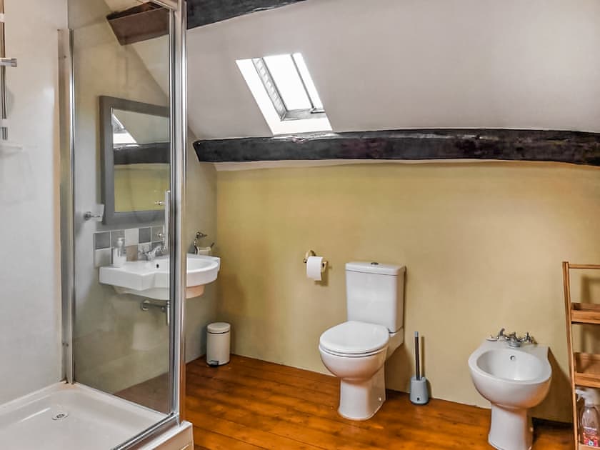 Bathroom | Gallestra Farmhouse, Dolgellau,
