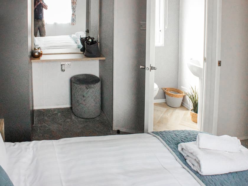Double bedroom | Long View  Lodge, Felton