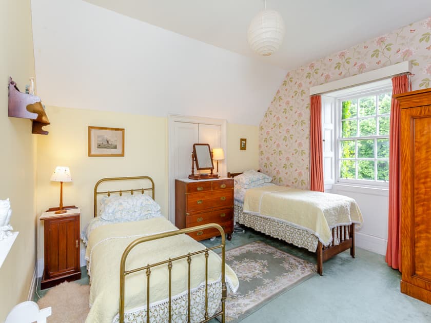 Twin bedroom | The Ivy Wing - Barrock House, Lyth, near Wick
