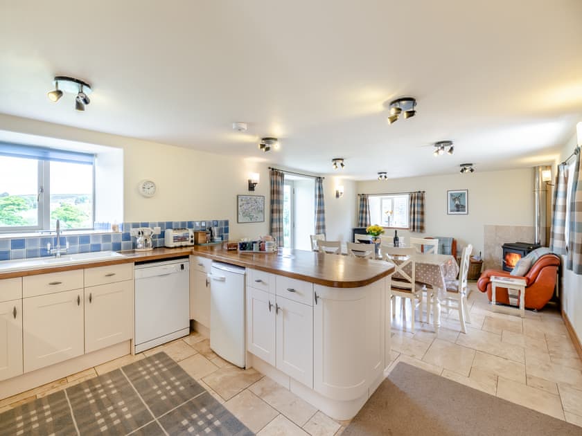 Kitchen/diner | The Long Barn - Sadler House Farm Cottages, Goathland, near Whitby