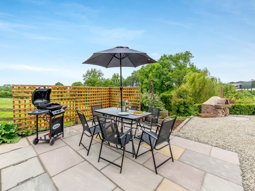 Sitting-out-area | The Cider House, Clee St. Margaret, near Craven Arms