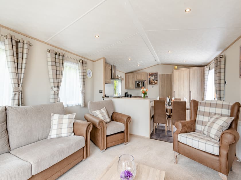 Open plan living space | Tradmach Lodge, Patrington