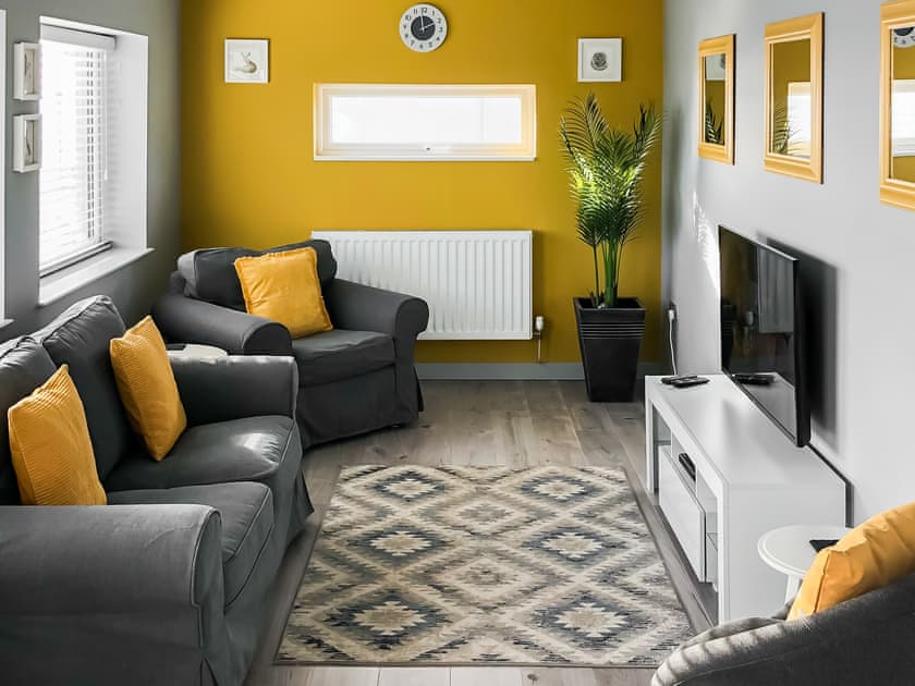 Living area | Maes y Mor, Criccieth, near Porthmadog