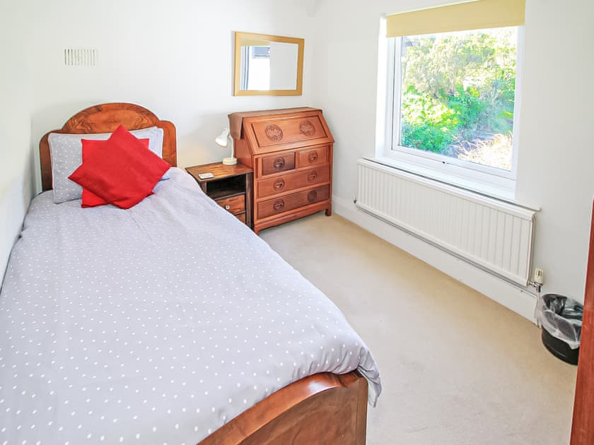 Bedroom 4 with 1 single bed  | Sea View House, Borth Y Guest, near Porthmadog