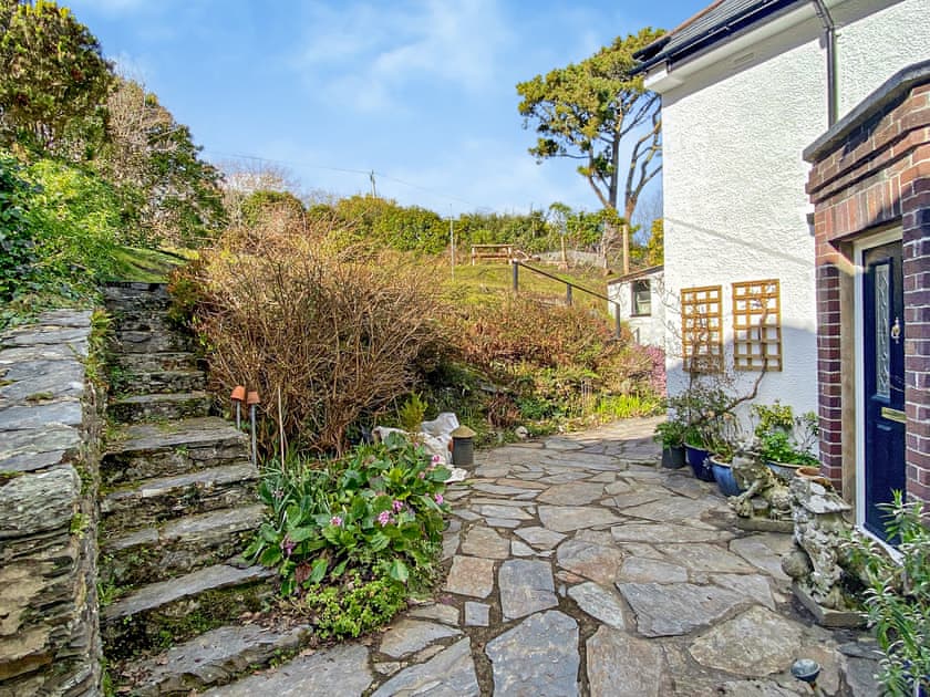 Back Garden  | Sea View House, Borth Y Guest, near Porthmadog