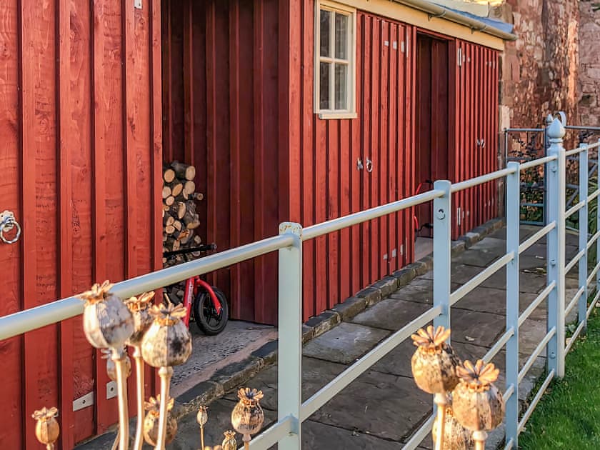 Outdoor area | The Tackhouse - Castletoun Cottages, Greenlaw, near Duns