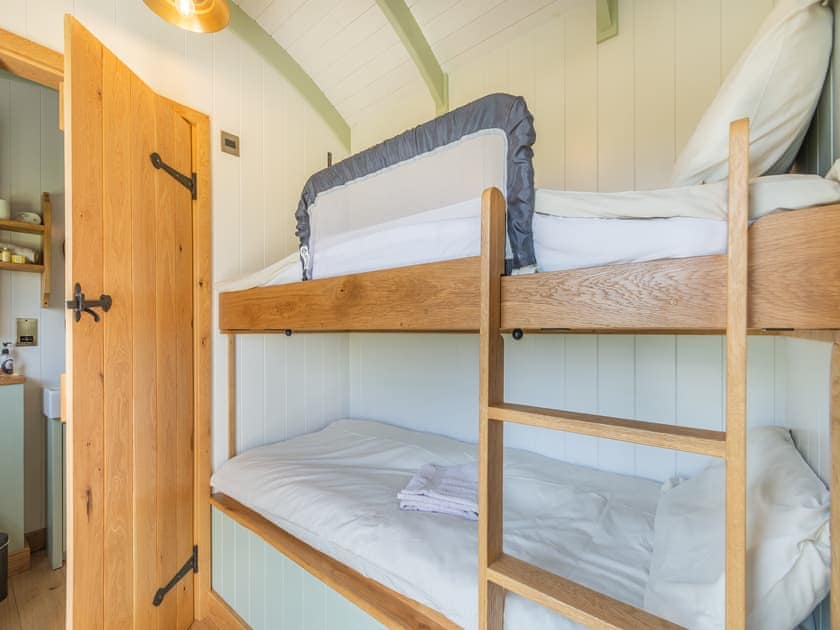 Bunk bedroom | The Wensleydale Hut - Hollow Hill Huts, Rathmell, near Settle