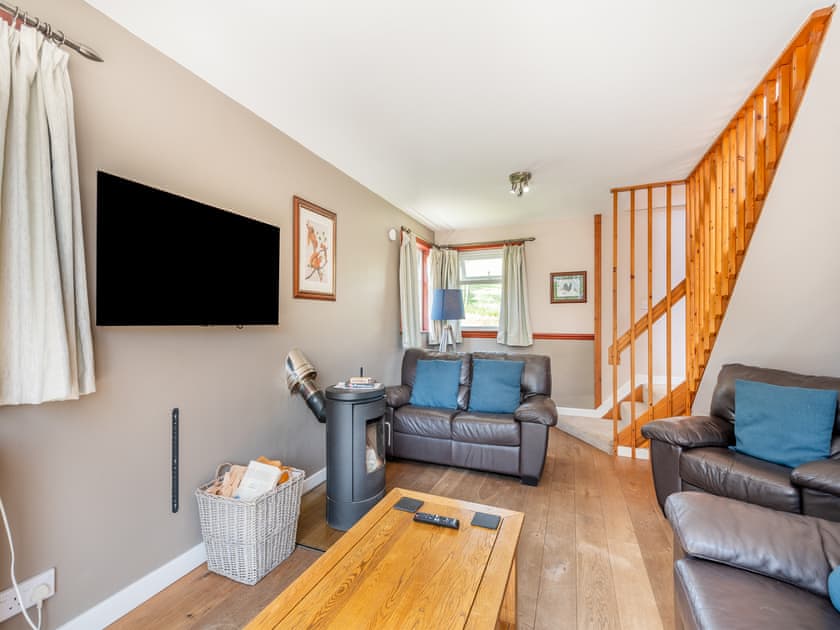 Living area | Rowan Cottage - Stronchullin Holiday Cottages, Blairmore, near Dunoon