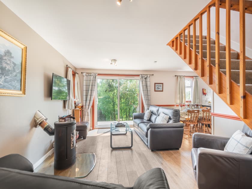 Living area | Birch Cottage - Stronchullin Holiday Cottages, Blairmore, near Dunoon