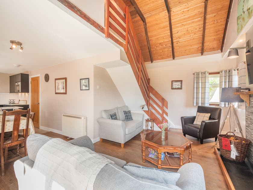 Living area | Alder Cottage - Stronchullin Holiday Cottages, Blairmore, near Dunoon