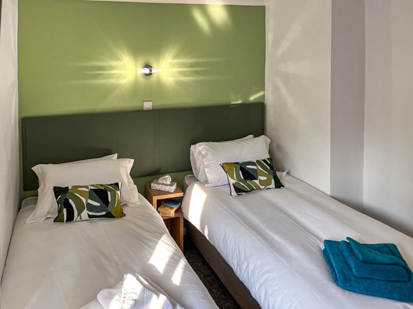 Green Bedroom as a Twin bedroom | Burn View - Blaydon Burn, near Newcastle upon Tyne