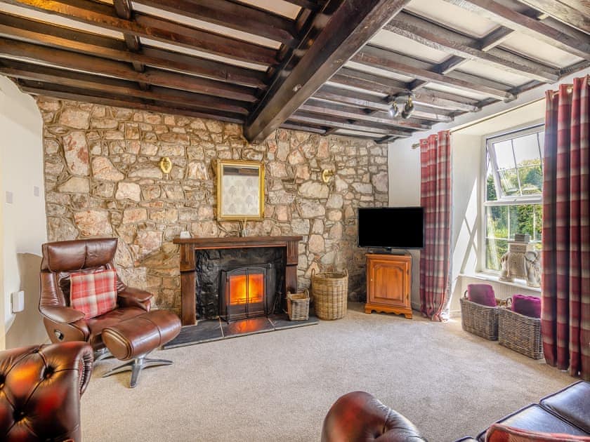 Living room | The Farmhouse - Pen y Bryn Farm and Holiday Cottages, Betws Yn Rhos
