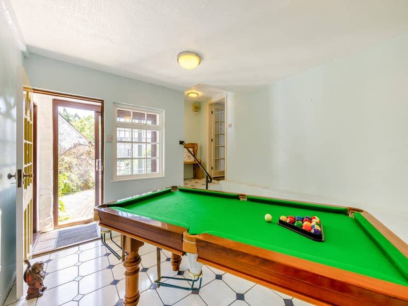 Games room | The Farmhouse - Pen y Bryn Farm and Holiday Cottages, Betws Yn Rhos