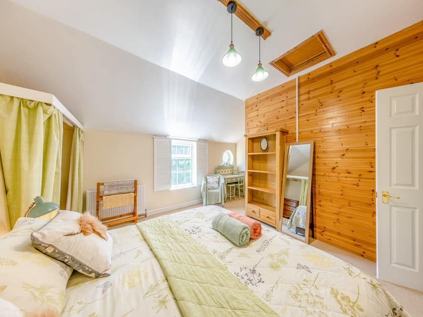 Double bedroom | The Farmhouse - Pen y Bryn Farm and Holiday Cottages, Betws Yn Rhos