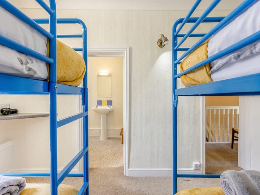 Bunk bedroom | The Farmhouse - Pen y Bryn Farm and Holiday Cottages, Betws Yn Rhos