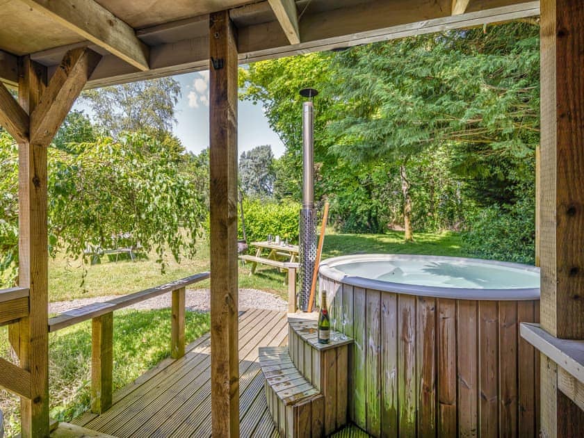 Outdoor area | The Farmhouse - Pen y Bryn Farm and Holiday Cottages, Betws Yn Rhos