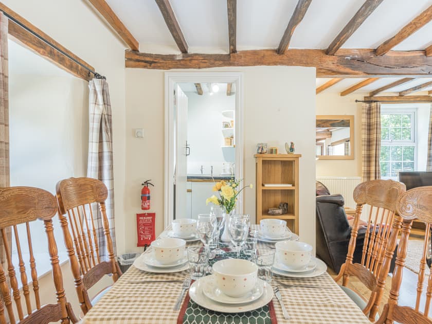 Dining Area | Primrose Cottage - Pen y Bryn Farm and Holiday Cottages, Betws Yn Rhos
