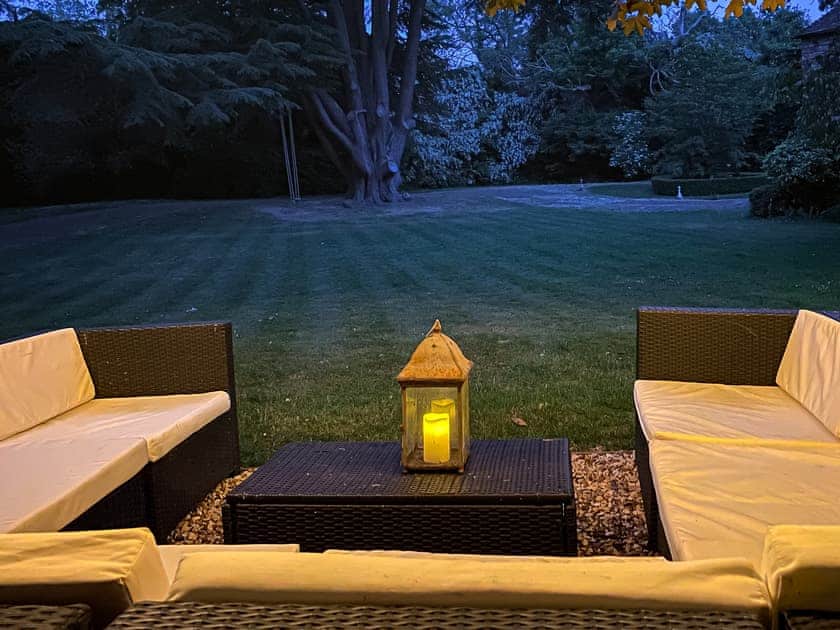 Sitting-out-area | Old Rectory Barn - The Old Rectory, Fernhurst