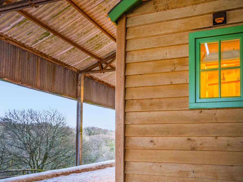 Exterior | Shepherds Hut at Northcombe Farm, Beaworthy