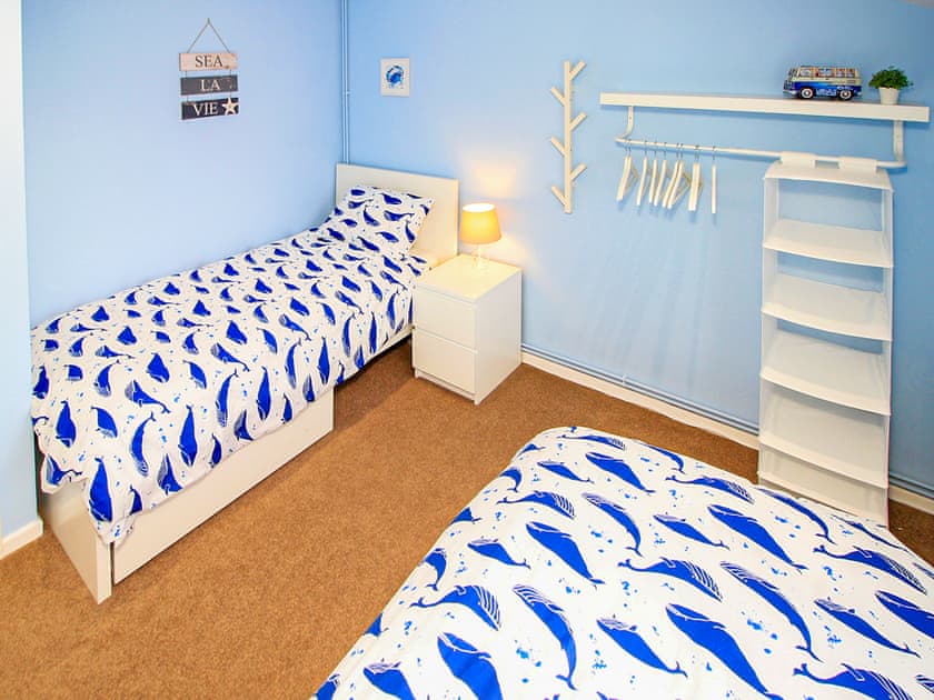 Twin bedroom | Dros Y Dwr, Porthmadog