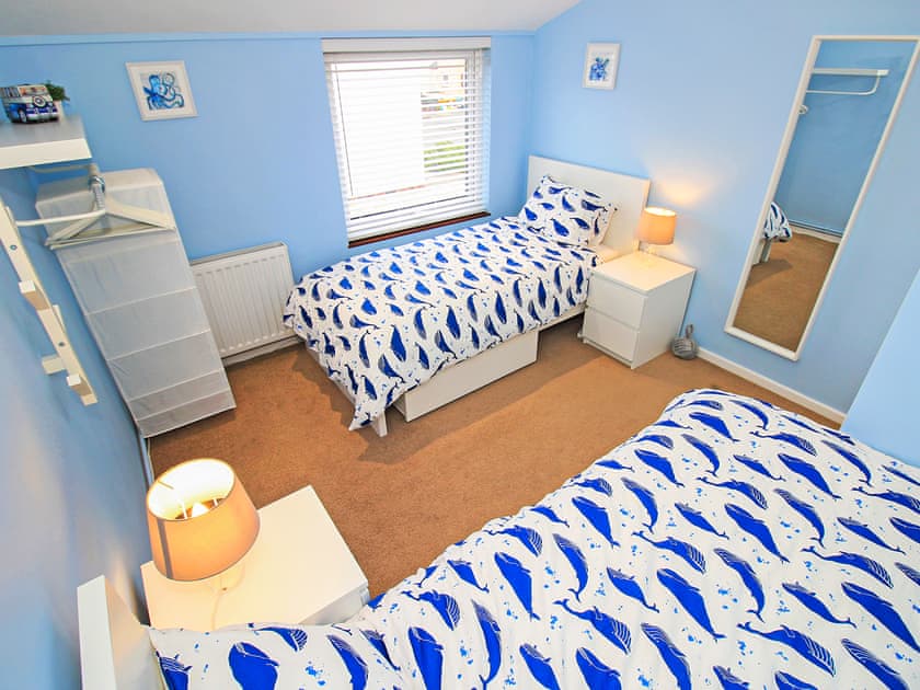 Twin bedroom | Dros Y Dwr, Porthmadog