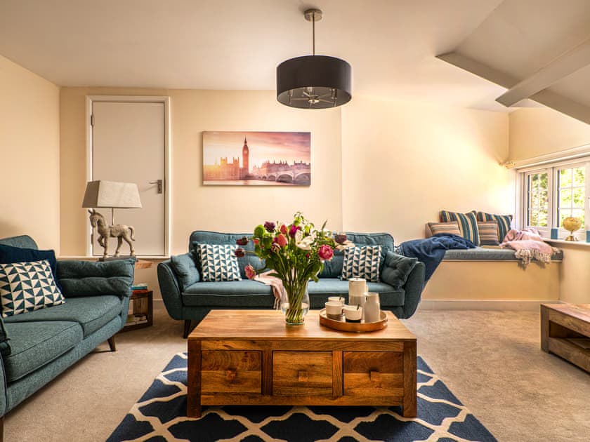 Stylish living area | Upper Wing - Gresham Hall Estate, Gresham, near Sheringham