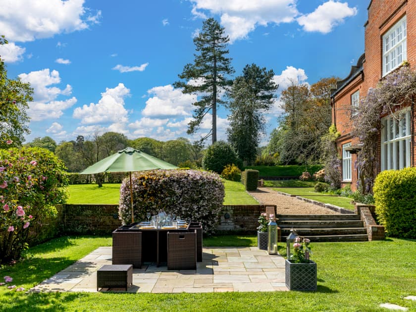 Sitting-out-area | Upper Wing - Gresham Hall Estate, Gresham, near Sheringham