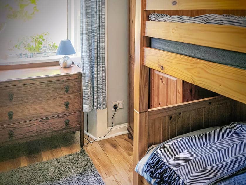 Bunk bedroom | Firwood Apartment, Kilmun, near Dunoon