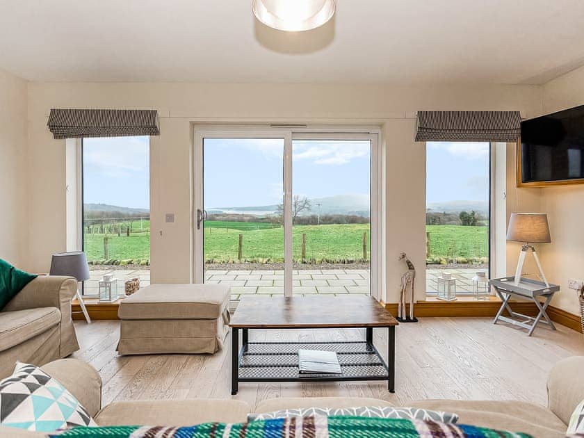 Lovely and comfortable open plan living space | Galloway View - Drumwall, Gatehouse of Fleet