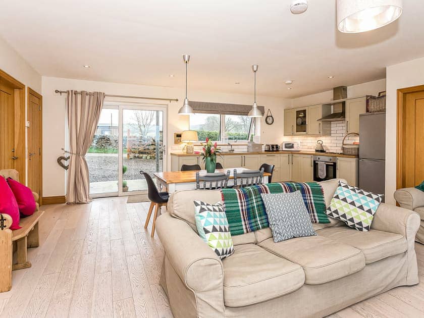 Lovely and comfortable open plan living space | Galloway View - Drumwall, Gatehouse of Fleet