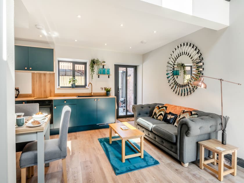Open plan living space | The Hive - Fieldhouse Farm Holidays, Skirlaugh