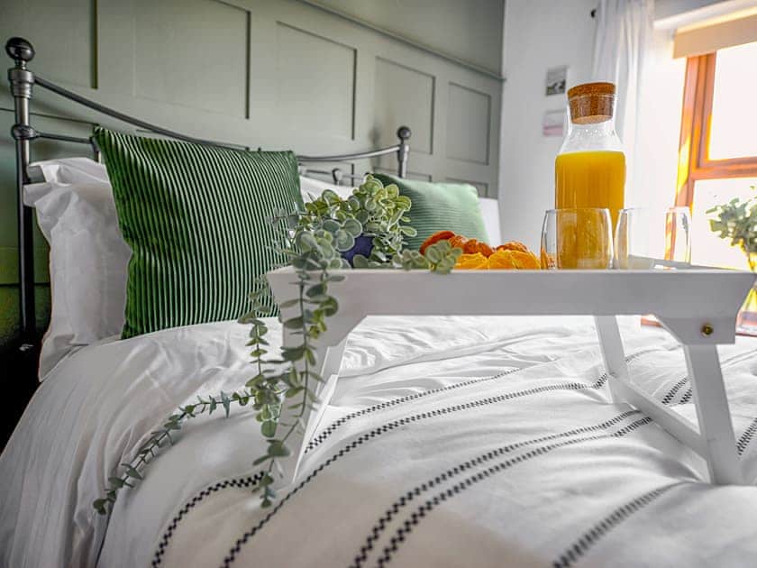 Comfortable double bedroom | Moss Cottage, Burry Port, near Llanelli