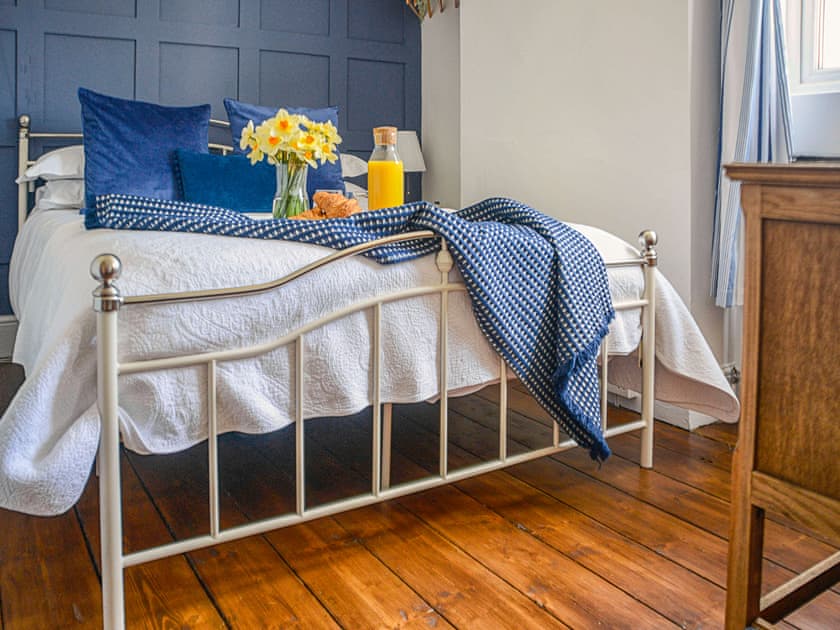Comfortable double bedroom | Moss Cottage, Burry Port, near Llanelli