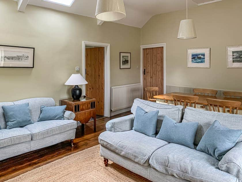 Cosy living/dining room | Fallodon Burnhouses, near Beadnell